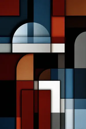Midjourney SREF 171 Geometric Mondrian — sample image 3