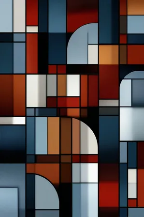 Midjourney SREF 171 Geometric Mondrian — sample image 4