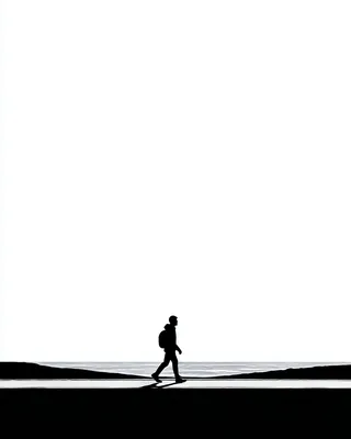 Midjourney SREF 1743 Solitary Wanderer — sample image 4