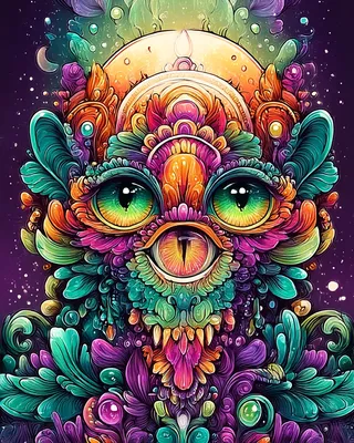 Midjourney SREF 1747 Psychedelic Visions — sample image 2
