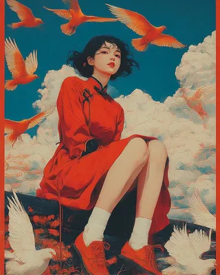 SREF 1748 Crimson Reverie