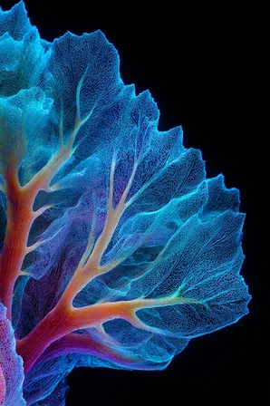 Midjourney SREF 175 Bioluminescent Cathedrals — sample image 3