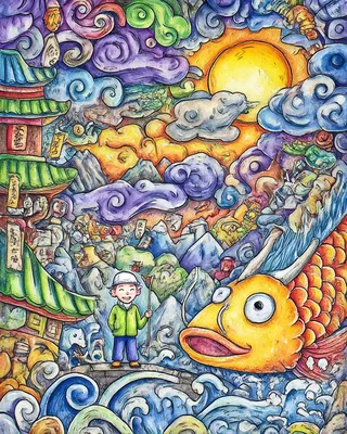 Midjourney SREF 1768 Whimsical Wanderer — sample image 2