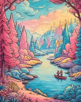 SREF 1787 Dreamscape River