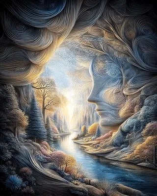 Midjourney SREF 1793 Luminous Caverns — Digital Illustration Ethereal