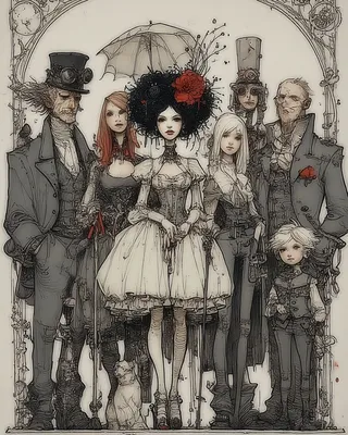Midjourney SREF 1797 Steampunk Reverie — sample image 2