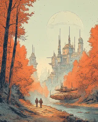 Midjourney SREF 1805 Alien Expeditions — sample image 4