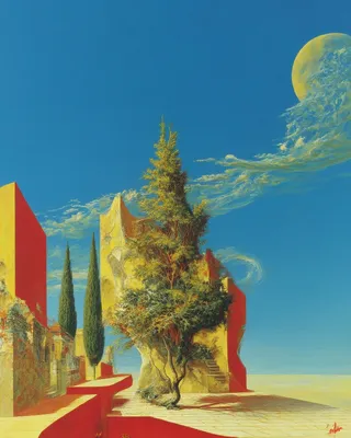 SREF 1828 Surreal Oasis