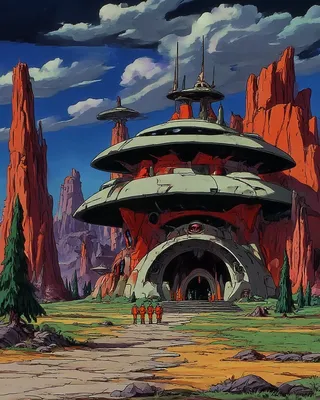 Midjourney SREF 1829 Alien Monuments — sample image 2
