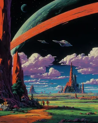 Midjourney SREF 1829 Alien Monuments — sample image 4