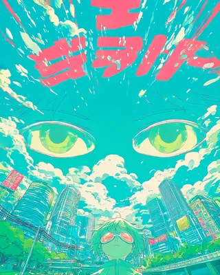 Midjourney SREF 1851 Neon Dreams — Anime Whimsical