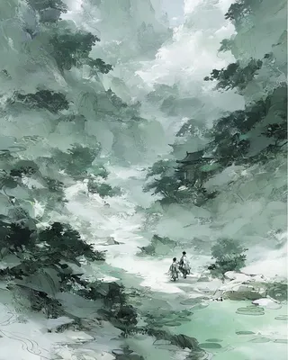Midjourney SREF 1857 Verdant Wanderer — sample image 3
