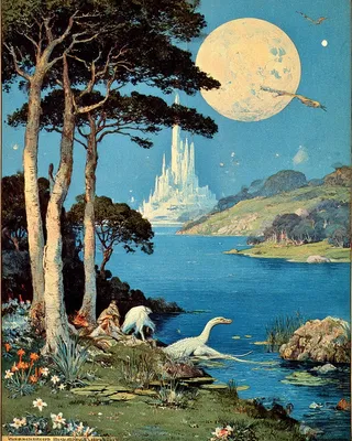 Midjourney SREF 1877 Moonlit Dreams — sample image 4