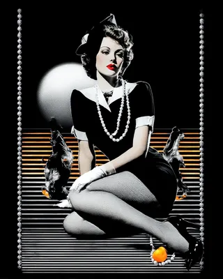 Midjourney SREF 1878 Neon Glamour — sample image 4