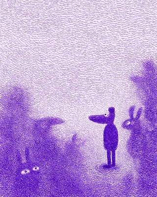 Midjourney SREF 1885 Purple Wanderer — sample image 4