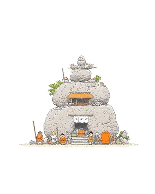 Midjourney SREF 1895 Stone Temple Community — Whimsical & Storybook Whimsical