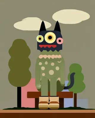 SREF 1901 Garden Monster Sitting