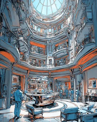 Midjourney SREF 1908 Retro Future Outpost — sample image 2