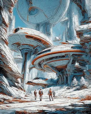 Midjourney SREF 1908 Retro Future Outpost — sample image 4