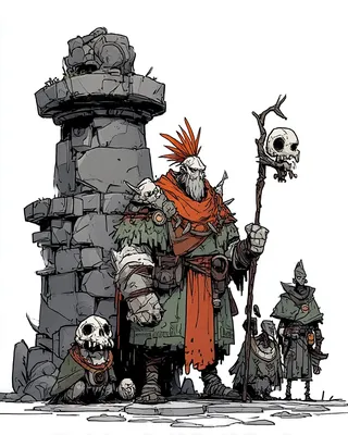 SREF 1928 Stone Tower Guardian