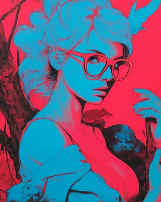 Midjourney SREF 1938 Neon Intellect — Pop Art Futuristic