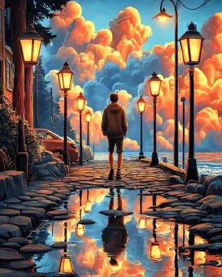 Midjourney SREF 2038 Golden Wanderer — Digital Illustration Romantic