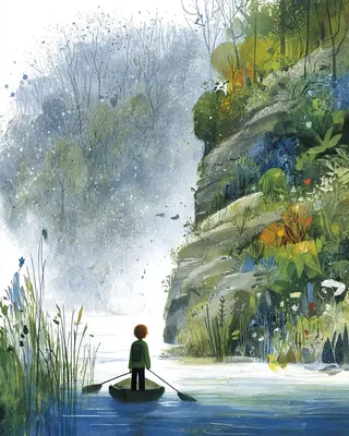 SREF 2064 Watercolor Wanderer