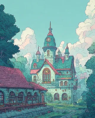 Midjourney SREF 2065 Enchanted Castle — Whimsical & Storybook Whimsical
