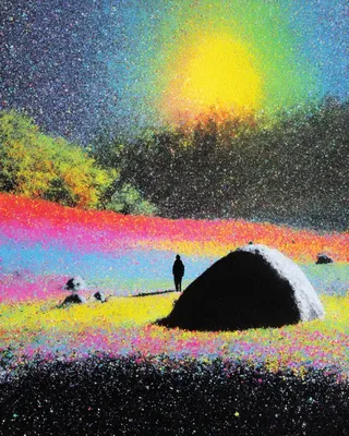 Midjourney SREF 2069 Chromatic Consciousness — sample image 4