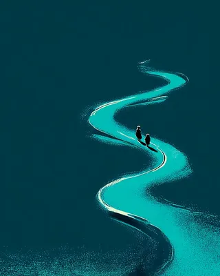 Midjourney SREF 2082 Turquoise Wanderer — sample image 2