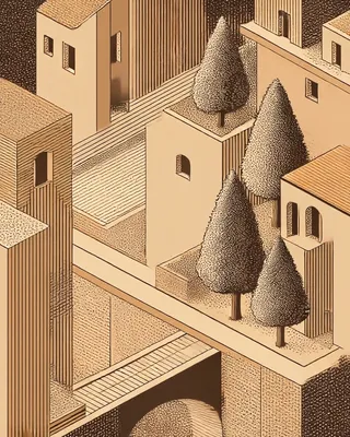 SREF 2083 Isometric Reverie