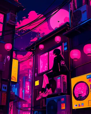 Midjourney SREF 2101 Neon Dreams — sample image 2