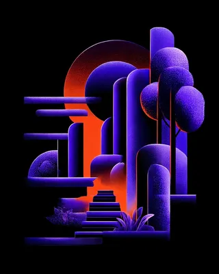 Midjourney SREF 2108 Neon Odyssey — sample image 2