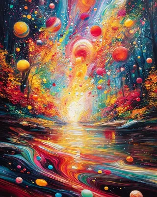 Midjourney SREF 2190 Chromatic Genesis — sample image 3