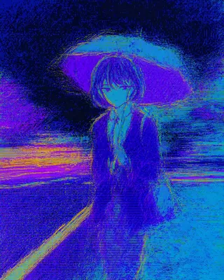 Midjourney SREF 2250 Neon Reverie — sample image 4