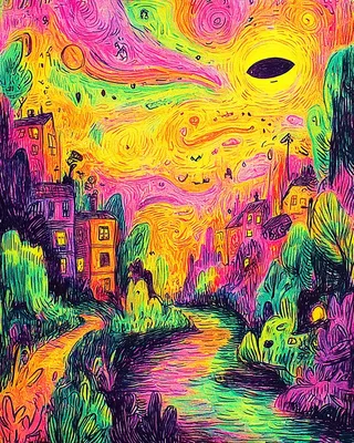 SREF 2284 Neon Visions