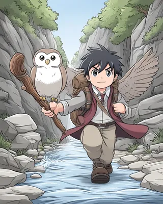 Midjourney SREF 2285 Winged Explorer — Anime Serene