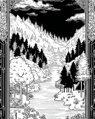 Midjourney SREF 2302 Framed Wilderness — sample image 3