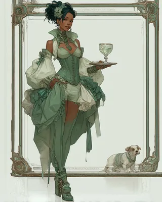 SREF 2311 Steampunk Elegance