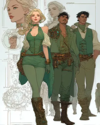 Midjourney SREF 2311 Steampunk Elegance — sample image 3
