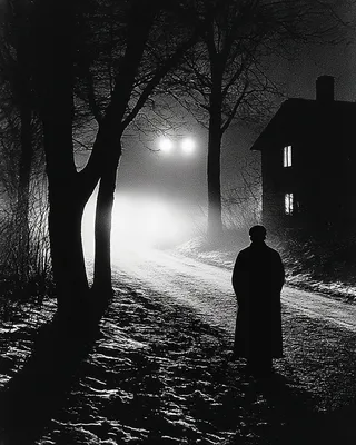 Midjourney SREF 2325 Nocturnal Encounter — sample image 2