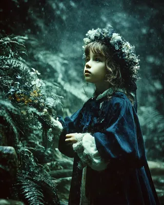 Midjourney SREF 2350 Ravenwood Child — sample image 4
