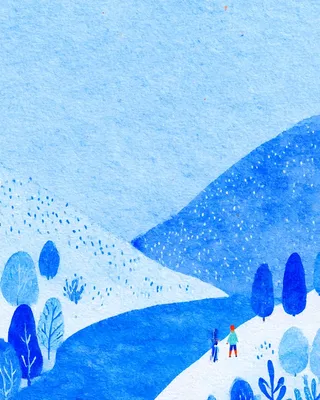 Midjourney SREF 2352 Winter Solitude — Watercolor Serene