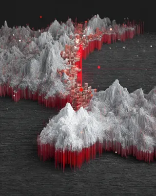 Midjourney SREF 2369 Digital Monuments — sample image 4