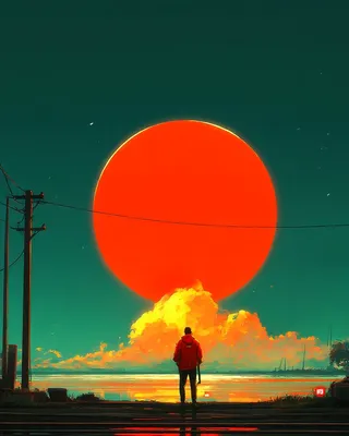 Midjourney SREF 2373 Solitary Wanderer — Digital Illustration Epic