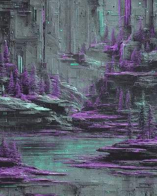 Midjourney SREF 2376 Neon Dystopia — sample image 4