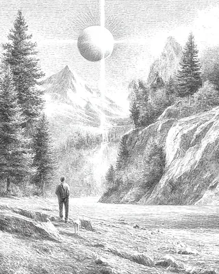 Midjourney SREF 2377 Solitary Wanderer — sample image 4