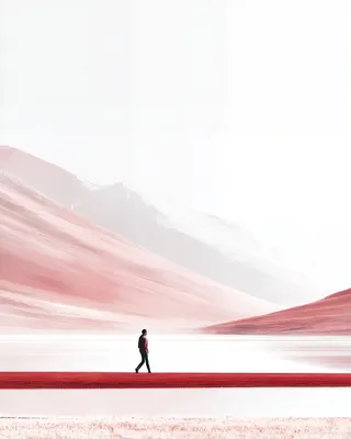 Midjourney SREF 2380 Crimson Solitude — sample image 2