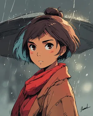 Midjourney SREF 2381 Urban Wanderers — Anime Melancholic