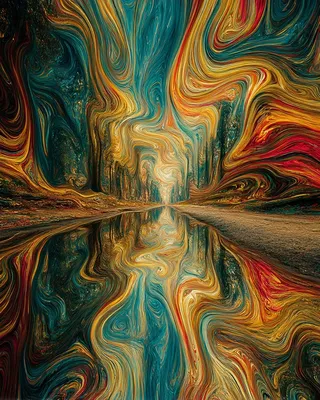 Midjourney SREF 2405 Liquid Infinity — Abstract & Surreal Ethereal